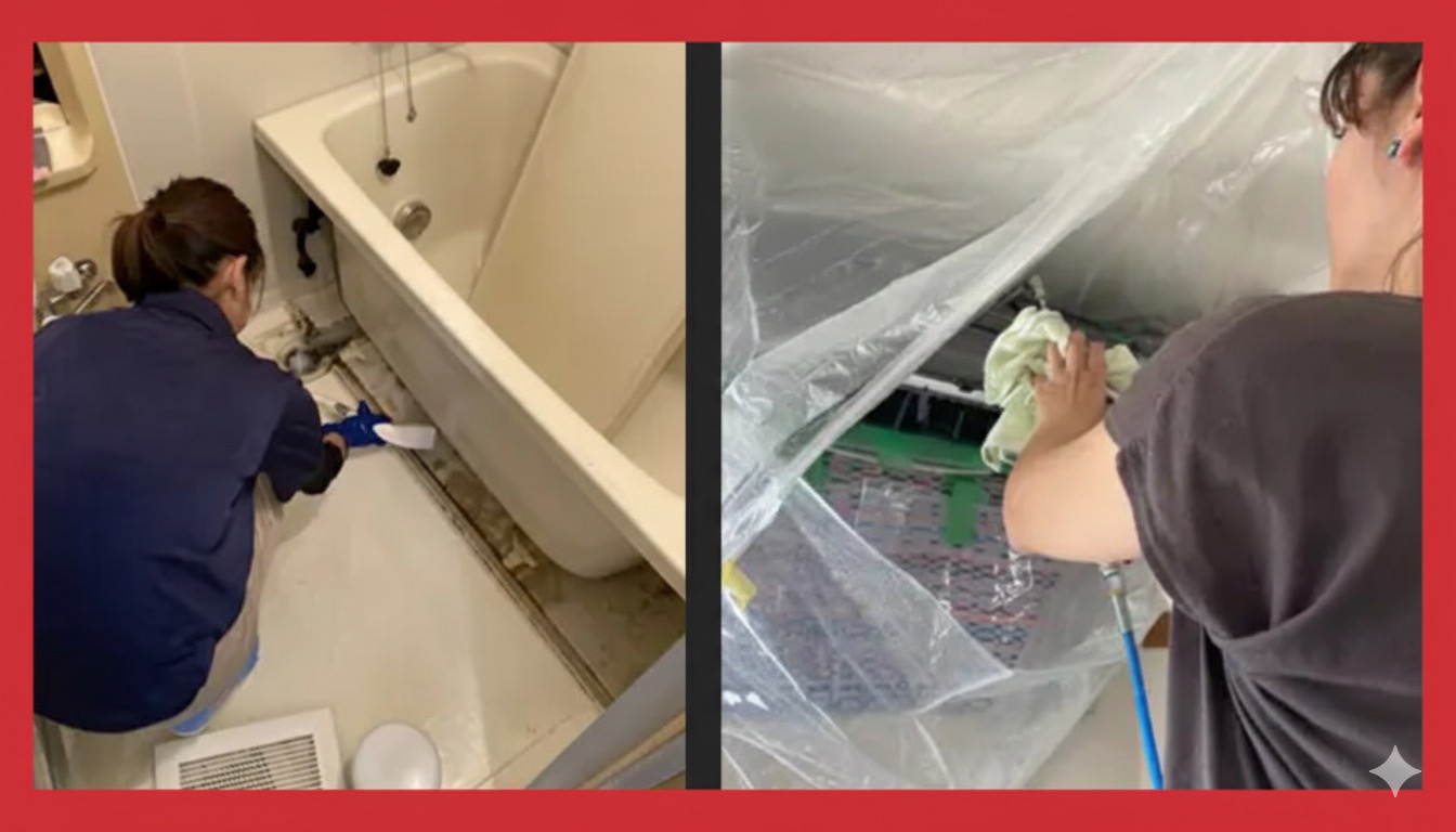 ハウスクリーニング作業